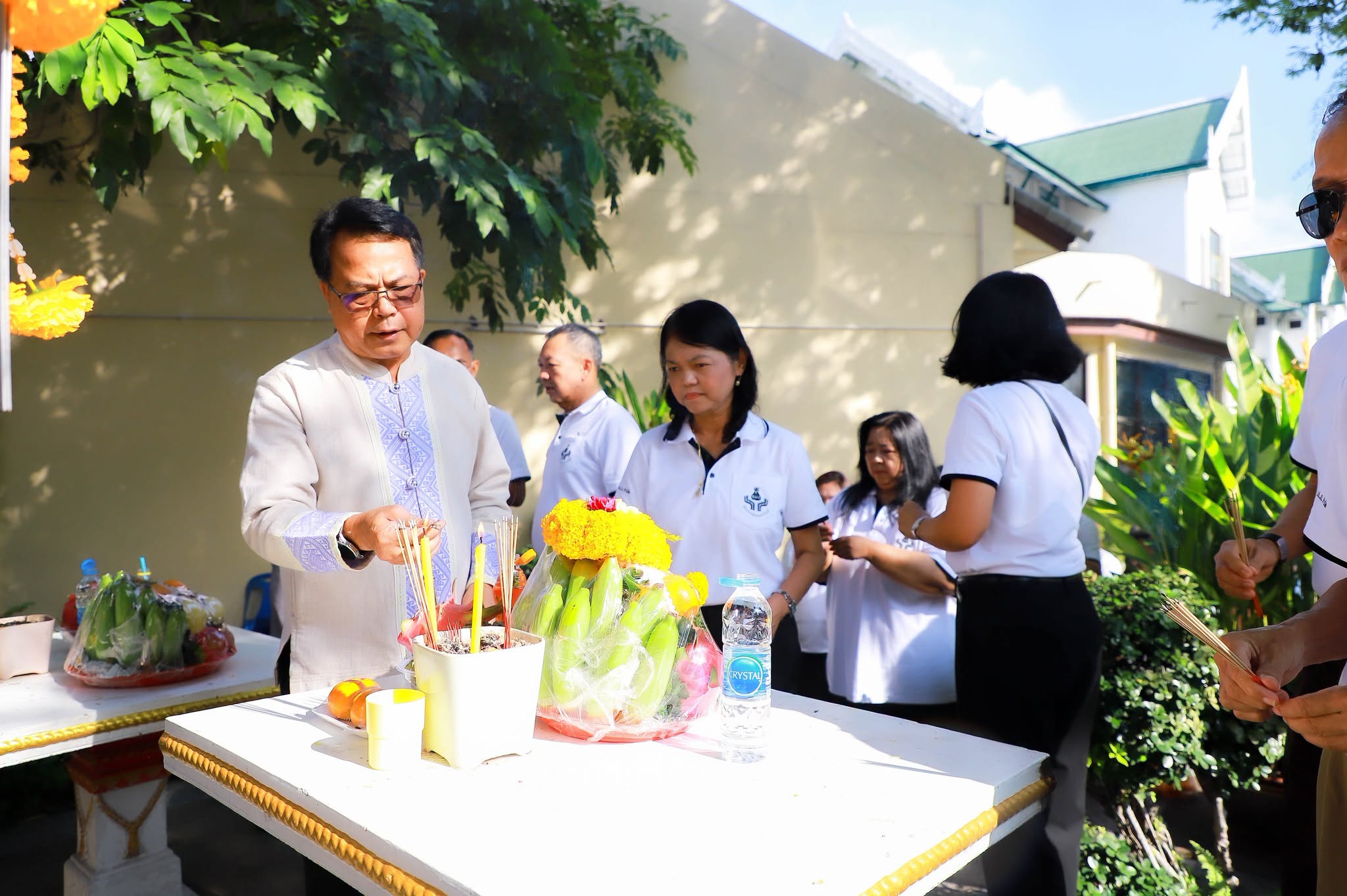 title - รองเลขาธิการ ส.ป.ก. ร่วมพิธีสักการะสิ่งศักดิ์สิทธิ์และพิธีสงฆ์ วันทำบุญสหกรณ์ออมทรัพย์สำนักงานการปฏิรูปที่ดินเพื่อเกษตรกรรม จำกัด เนื่องในโอกาสเปลี่ยนแปลงที่ตั้งสำนักงานแห่งใหม่ 